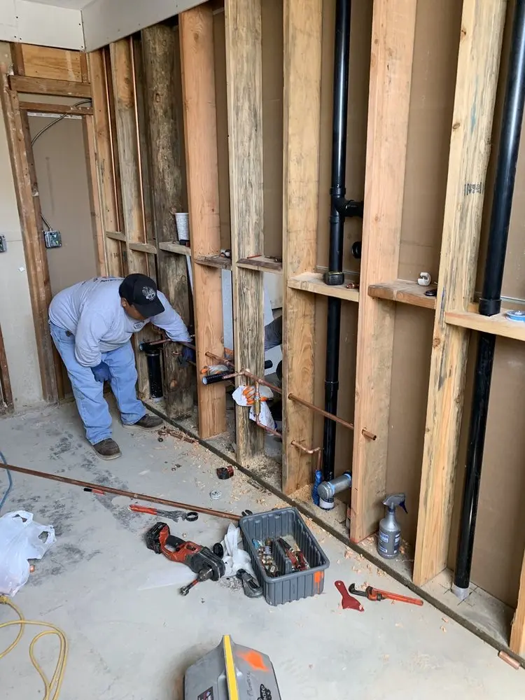 Commercial rough-in plumbing for Water Heater Replacement in North Caldwell